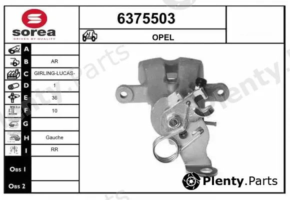 Startcar 6375503 — Brake Caliper