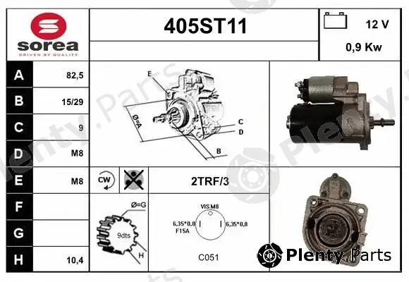 Startcar 405ST11 — Starter