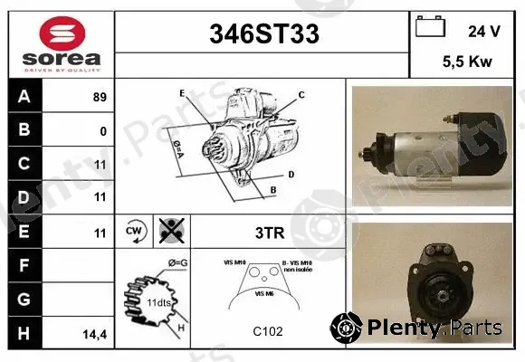 Startcar 346ST33 — Starter