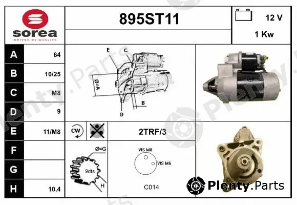 Startcar 895ST11 — Starter