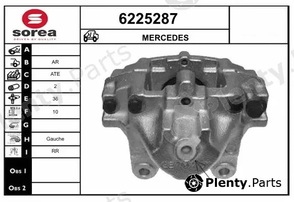 Startcar 6225287 — Brake Caliper