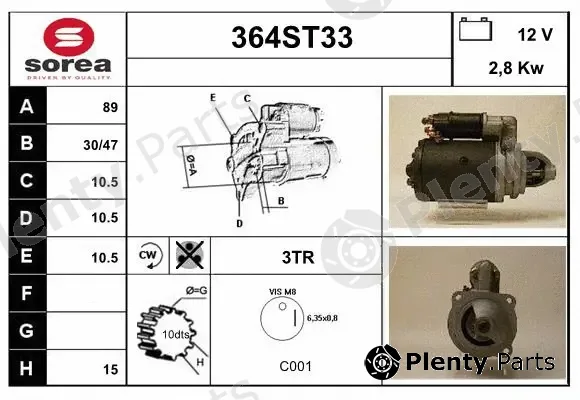 Startcar 364ST33 — Starter