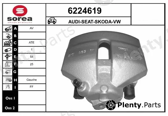 Startcar 6224619 — Brake Caliper