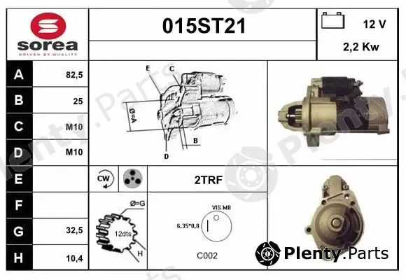 Startcar 015ST21 — Starter