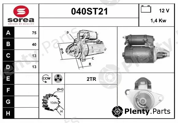 Startcar 040ST21 — Starter