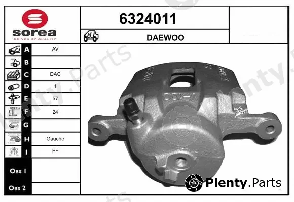 Startcar 6324011 — Brake Caliper