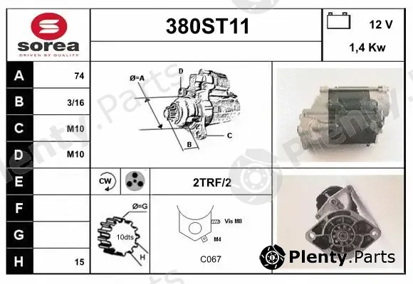 Startcar 380ST11 — Starter