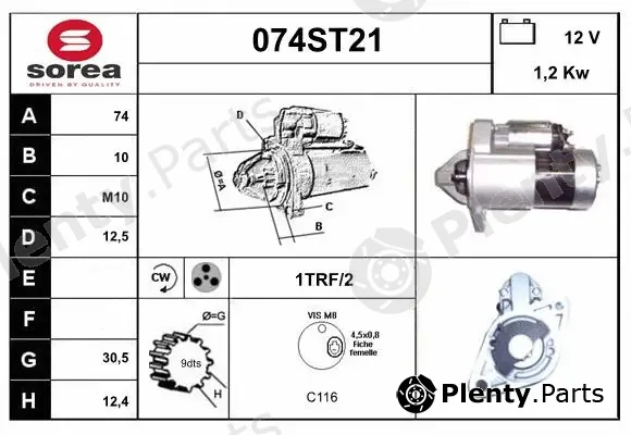 Startcar 074ST21 — Starter