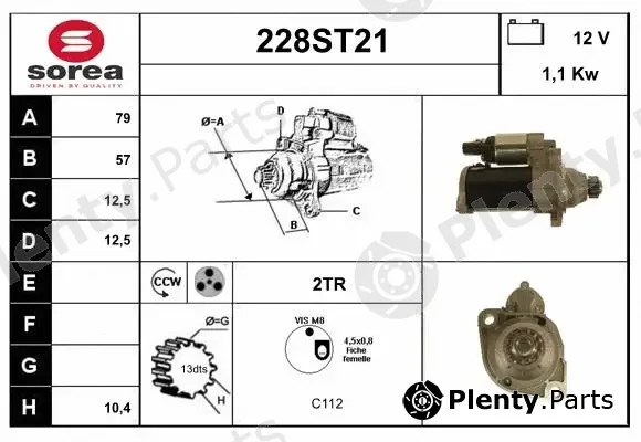 Startcar 228ST21 — Starter