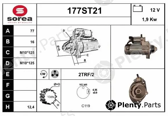 Startcar 177ST21 — Starter