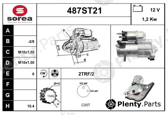 Startcar 487ST21 — Starter