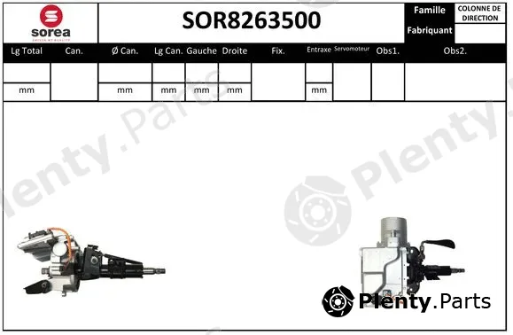Startcar SOR8263500 — Steering Column