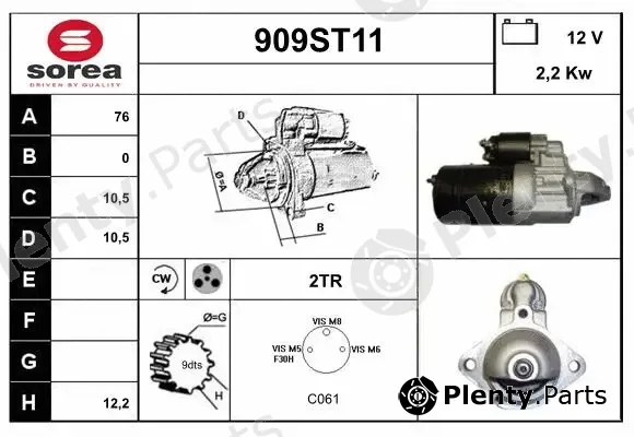 Startcar 909ST11 — Starter