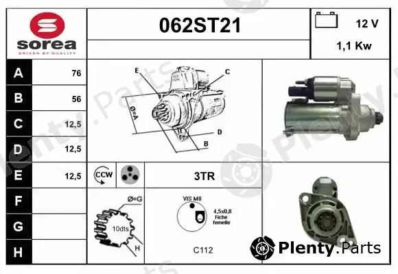 Startcar 062ST21 — Starter
