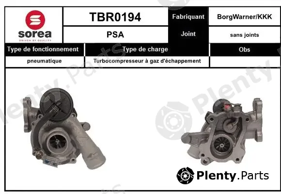 Startcar TBR0194 — Charger, charging (supercharged/turbocharged)