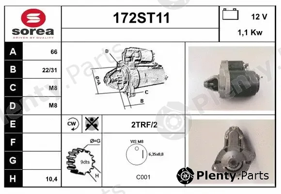 Startcar 172ST11 — Starter