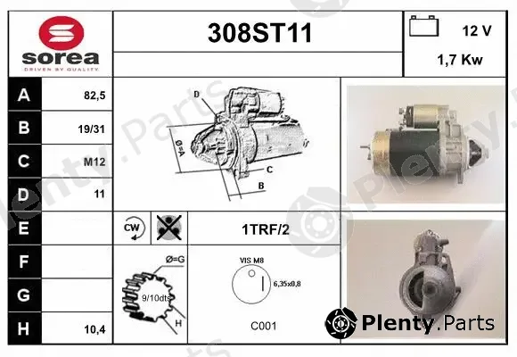Startcar 308ST11 — Starter