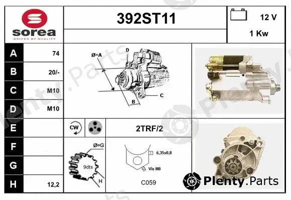 Startcar 392ST11 — Starter