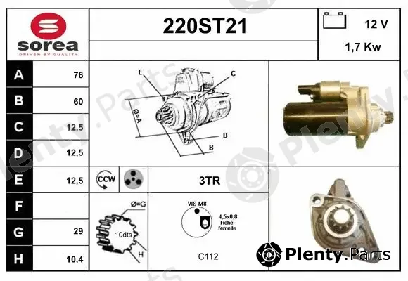 Startcar 220ST21 — Starter