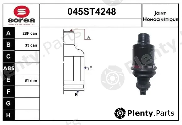 Startcar 045ST4248 — Joint Kit, drive shaft