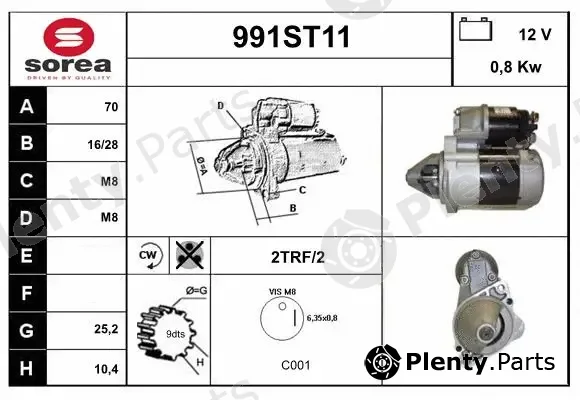 Startcar 991ST11 — Starter