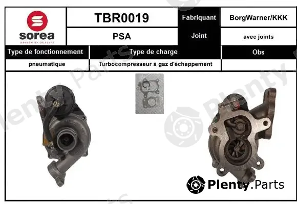 Startcar TBR0019 — Charger, charging (supercharged/turbocharged)