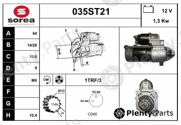 Startcar 035ST21 — Starter