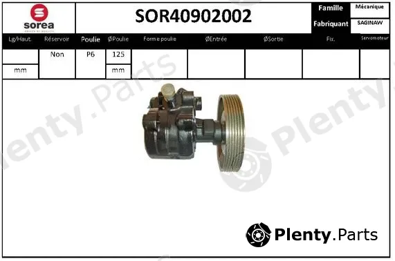 Startcar SOR40902002 — Hydraulic Pump, steering
