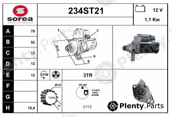Startcar 234ST21 — Starter