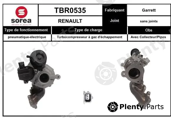 Startcar TBR0535 — Charger, charging (supercharged/turbocharged)