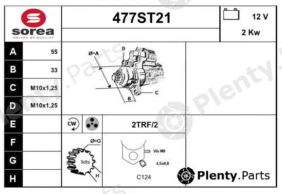 Startcar 477ST21 — Starter
