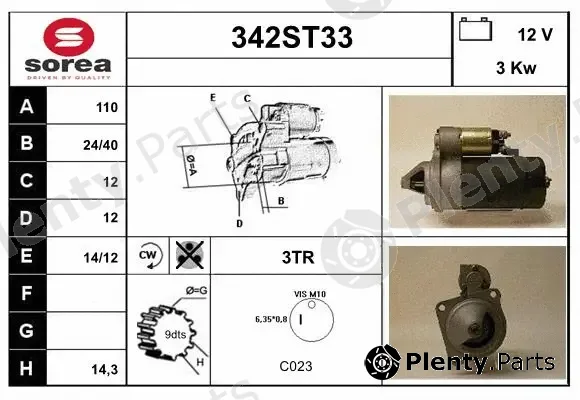 Startcar 342ST33 — Starter