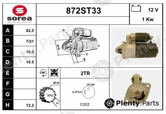 Startcar 872ST33 — Starter