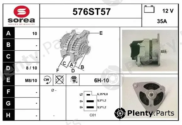 Startcar 576ST57 — Alternator
