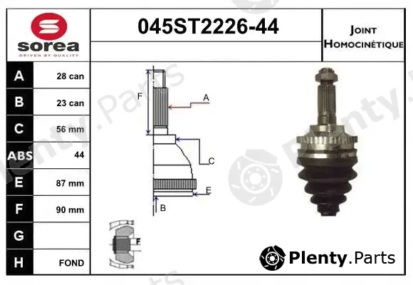Startcar 045ST2226-44 — Joint Kit, drive shaft