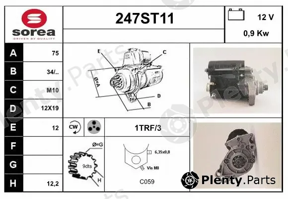Startcar 247ST11 — Starter
