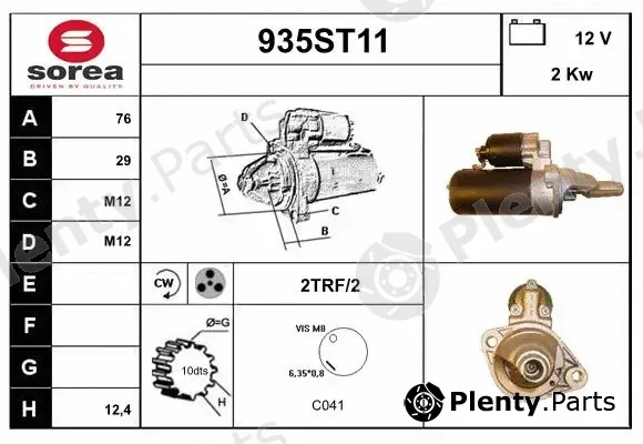 Startcar 935ST11 — Starter