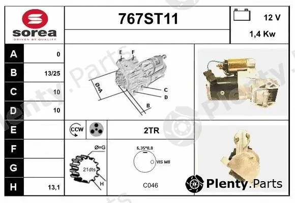 Startcar 767ST11 — Starter