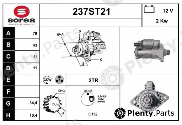 Startcar 237ST21 — Starter