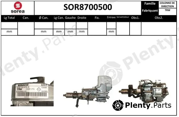 Startcar SOR8700500 — Steering Column
