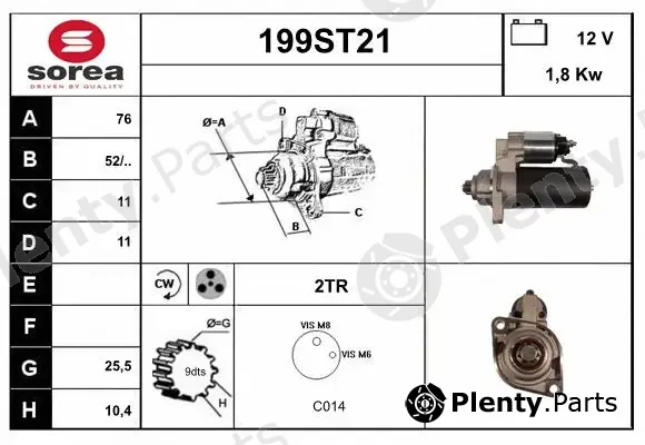 Startcar 199ST21 — Starter