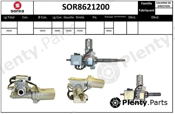 Startcar SOR8621200 — Steering Column