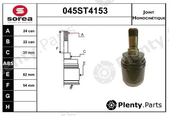 Startcar 045ST4153 — Joint Kit, drive shaft