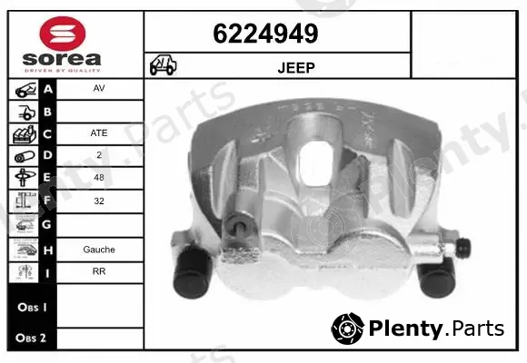 Startcar 6224949 — Brake Caliper