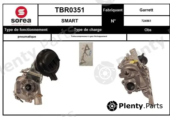 Startcar TBR0351 — Charger, charging (supercharged/turbocharged)