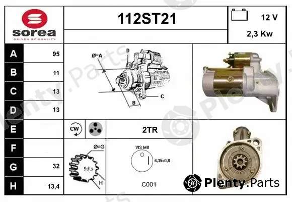 Startcar 112ST21 — Starter