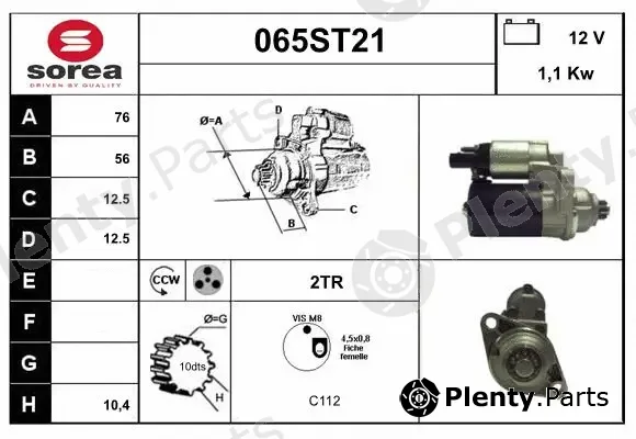Startcar 065ST21 — Starter
