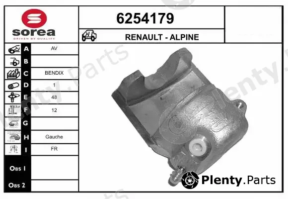 Startcar 6254179 — Brake Caliper