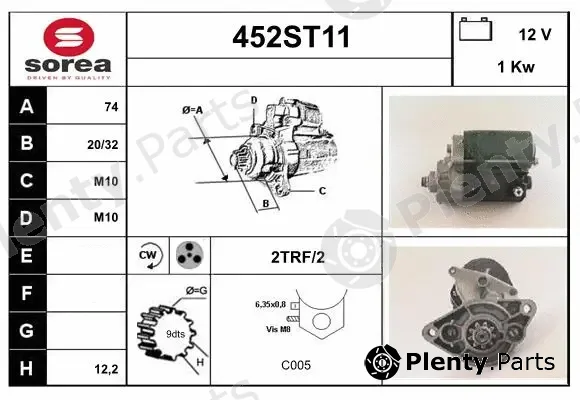Startcar 452ST11 — Starter
