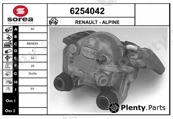 Startcar 6254042 — Brake Caliper